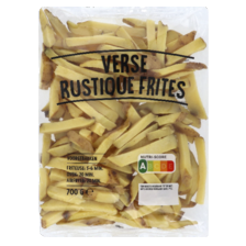 Verse rustique frites met schil